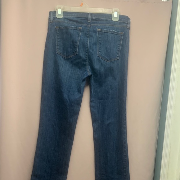 J Brand Women's Straight-Leg Jeans in Classic Blue Denim - Picture 5 of 6